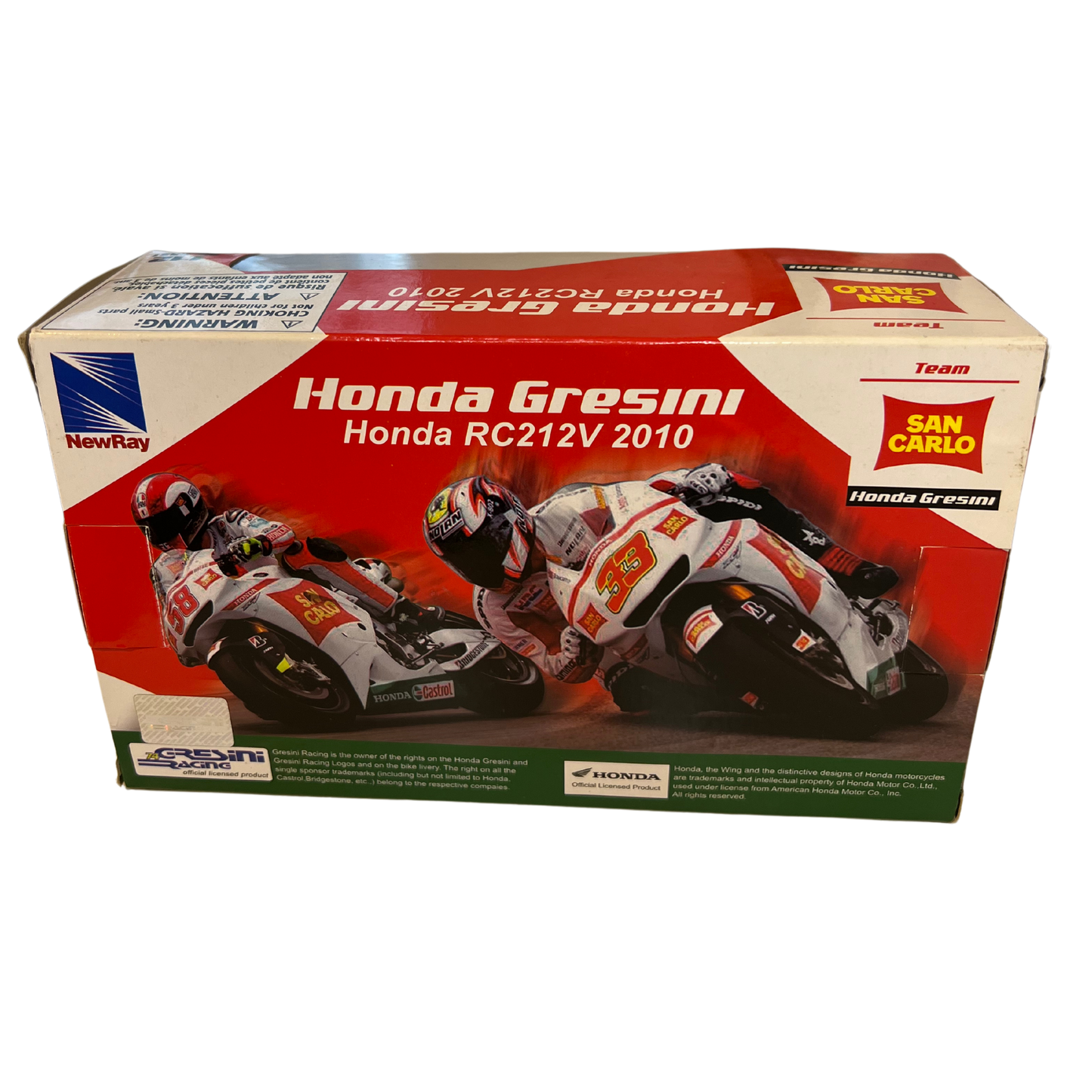 Modello in Scala Honda Gresini RC212V 2010 - Edizione da Collezione Autografato