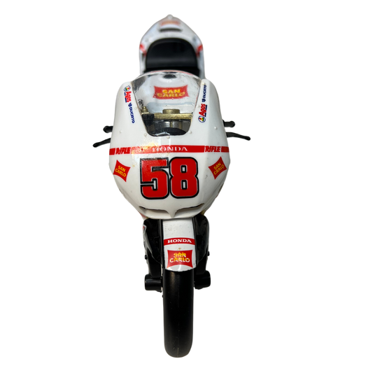 Modello in Scala Honda Gresini RC212V 2010 - Edizione da Collezione Autografato