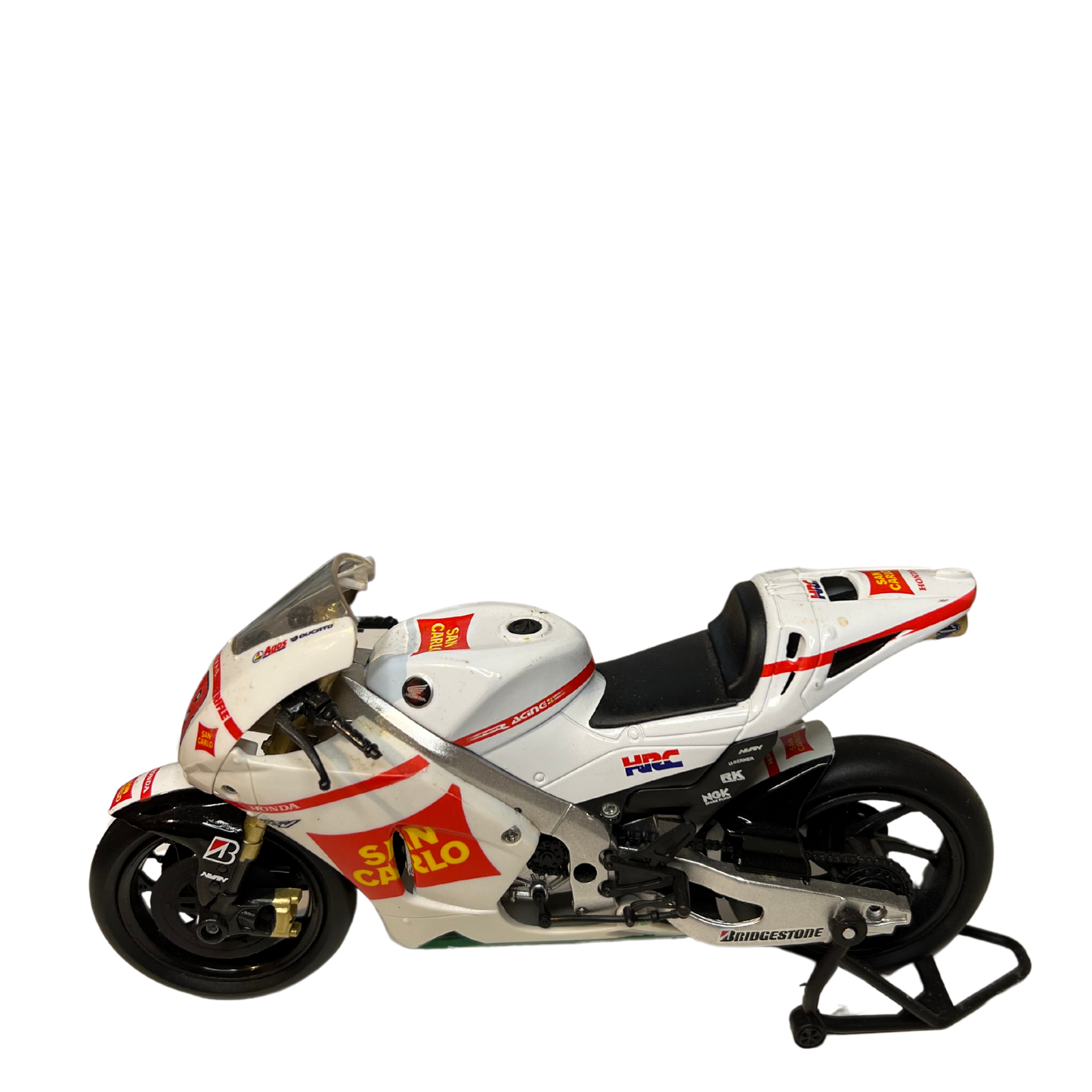 Modello in Scala Honda Gresini RC212V 2010 - Edizione da Collezione Autografato