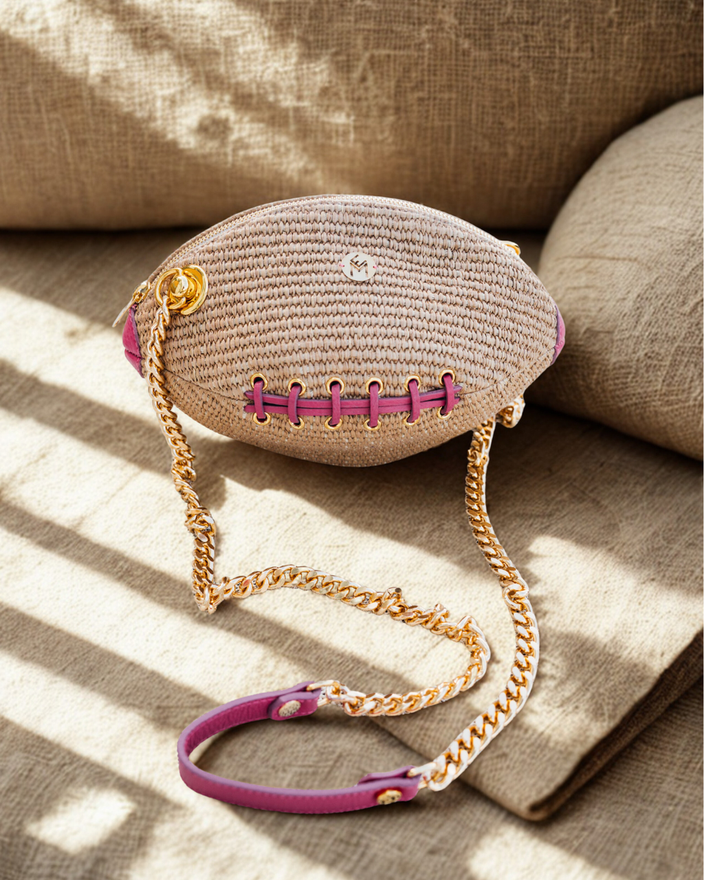 Clarisa Fiore – Borsa artigianale in rafia e pelle