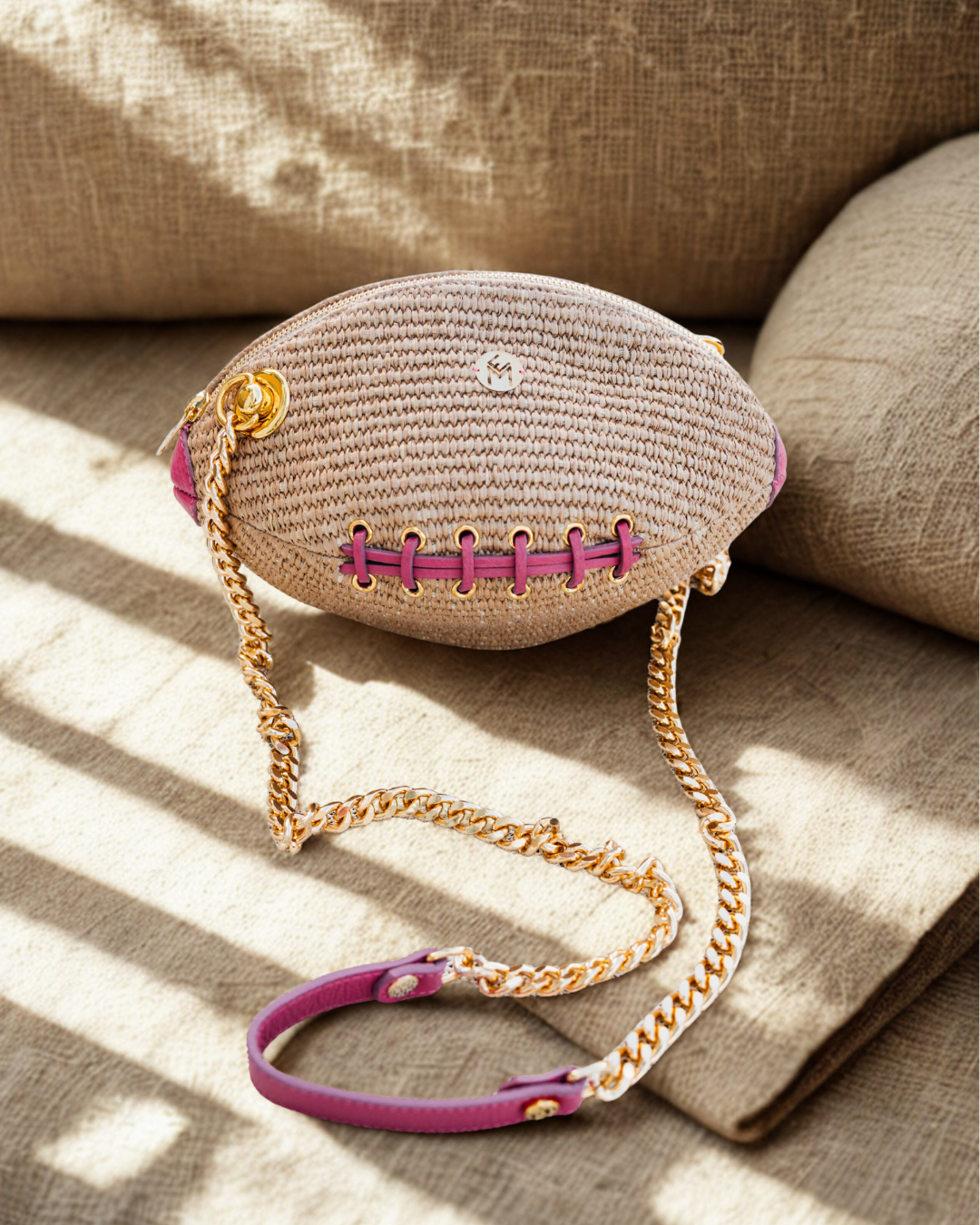 Clarisa Fiore – Borsa artigianale in rafia e pelle