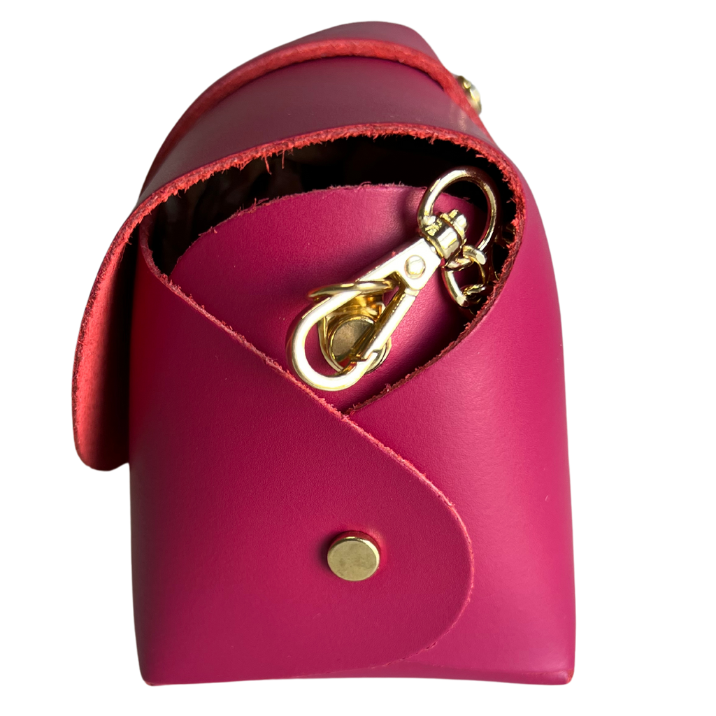 Borsa in Pelle ZOE, Rosso