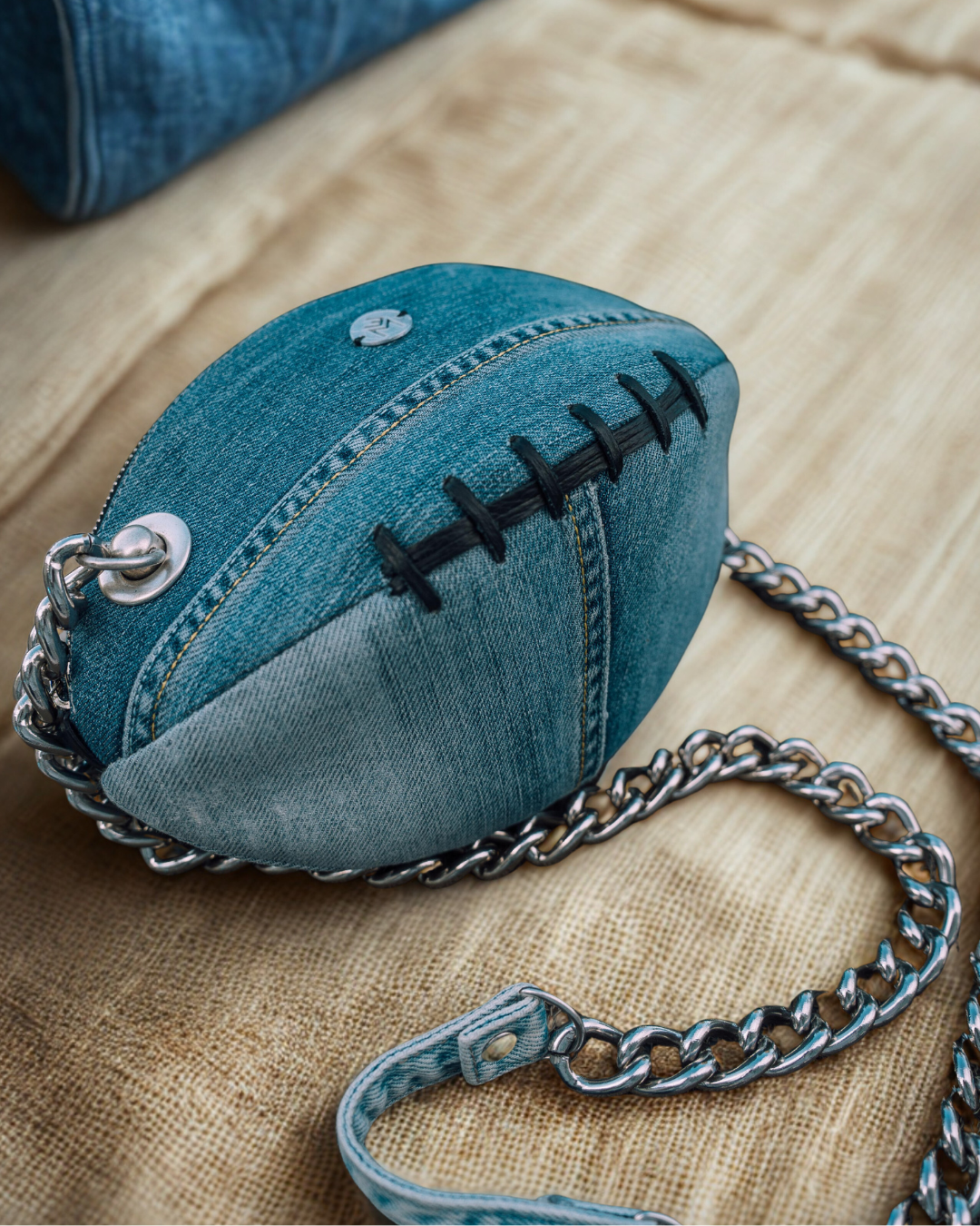 Clarisa Blu – Borsa in denim rigenerato