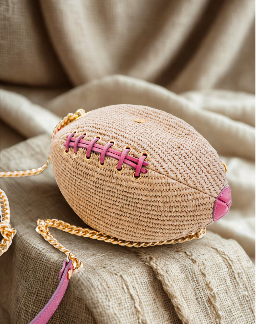 Clarisa Fiore – Borsa artigianale in rafia e pelle