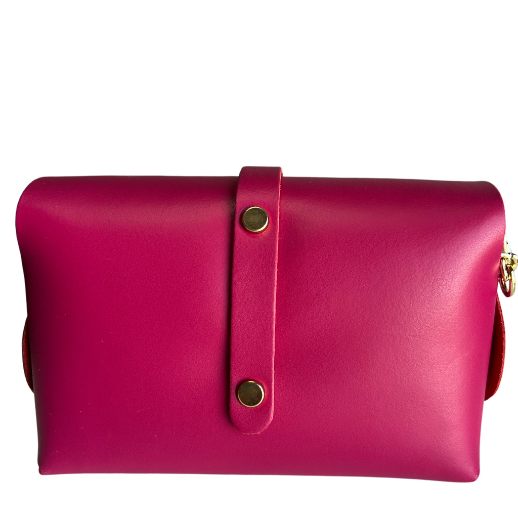 Borsa in Pelle ZOE, Rosso