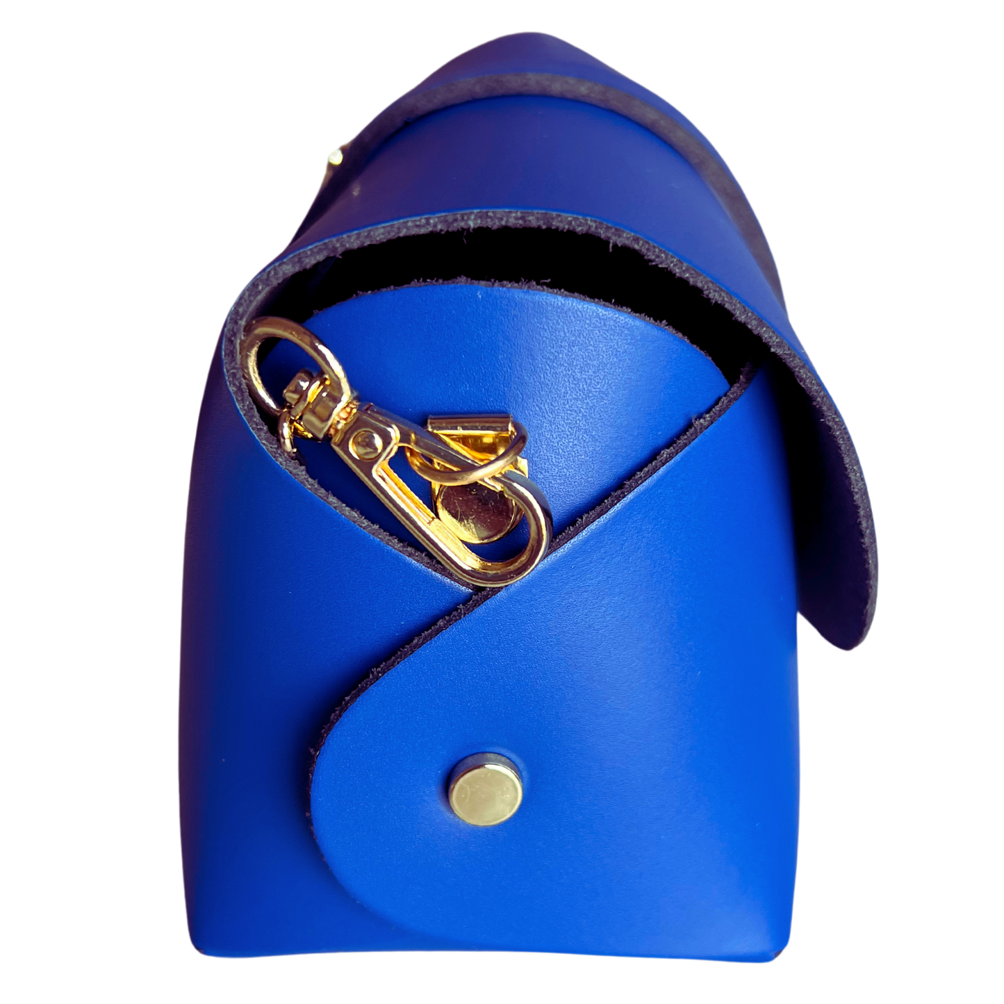 Borsa in Pelle ZOE, Blu Royal