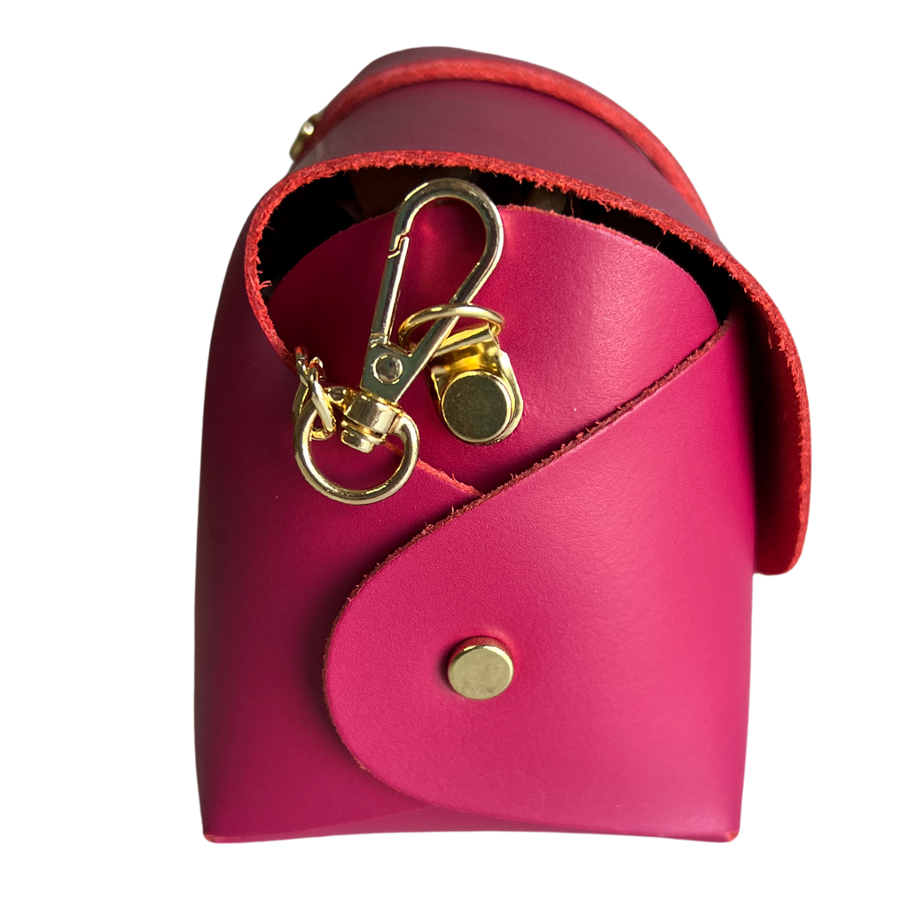 Borsa in Pelle ZOE, Rosso