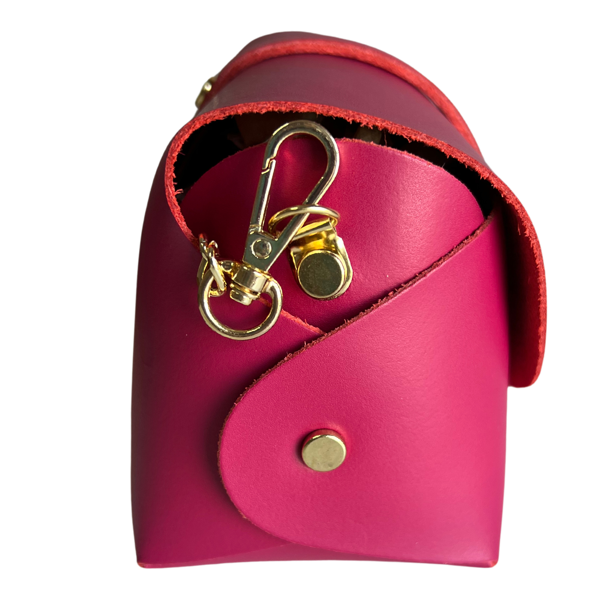 Borsa in Pelle ZOE, Rosso