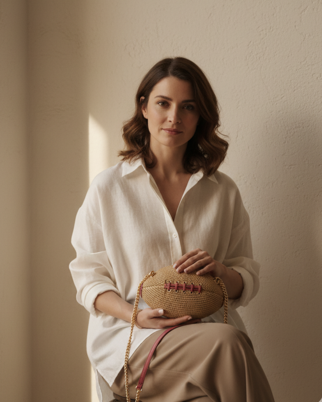 Clarisa Fiore – Borsa artigianale in rafia e pelle