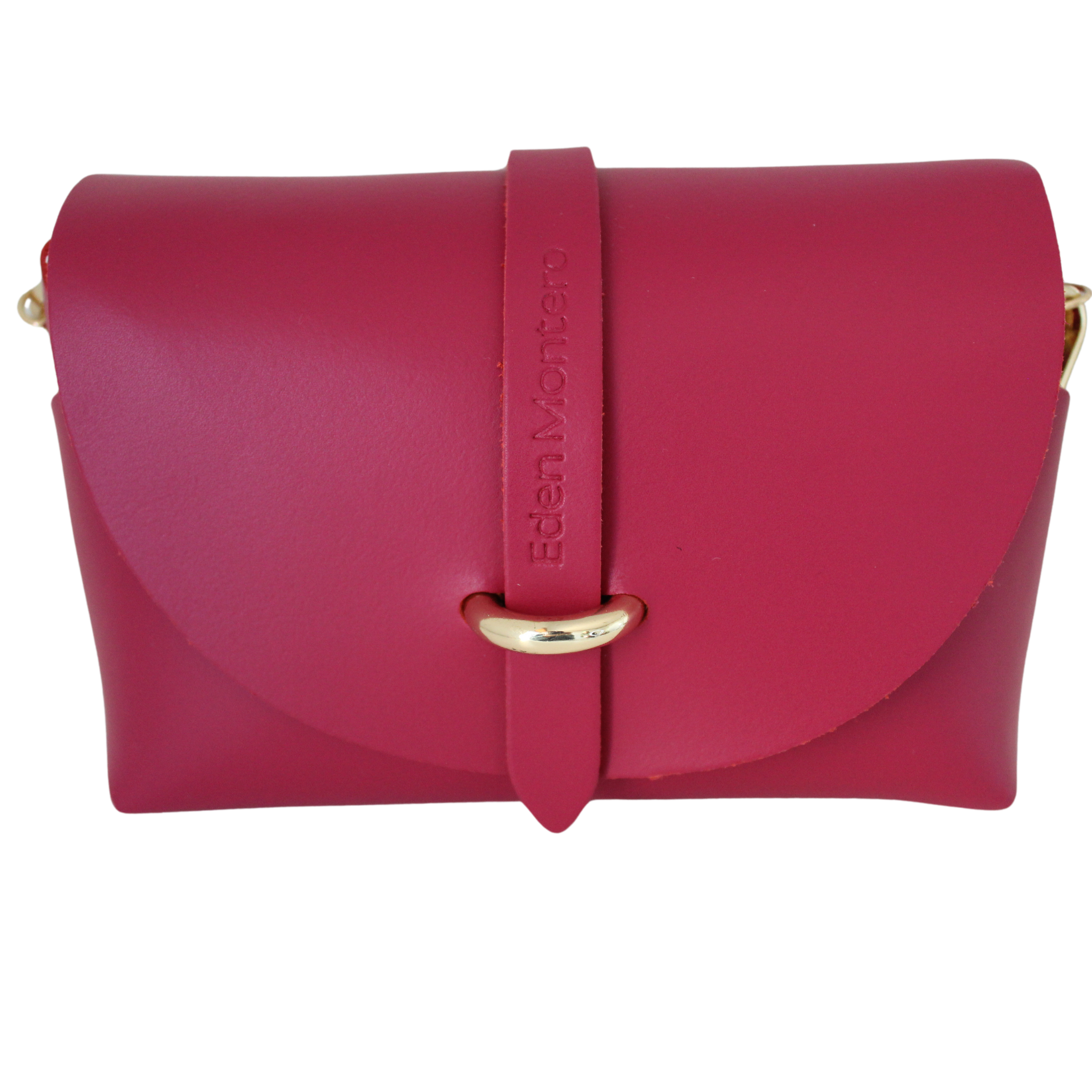 Borsa in Pelle ZOE, Lampone