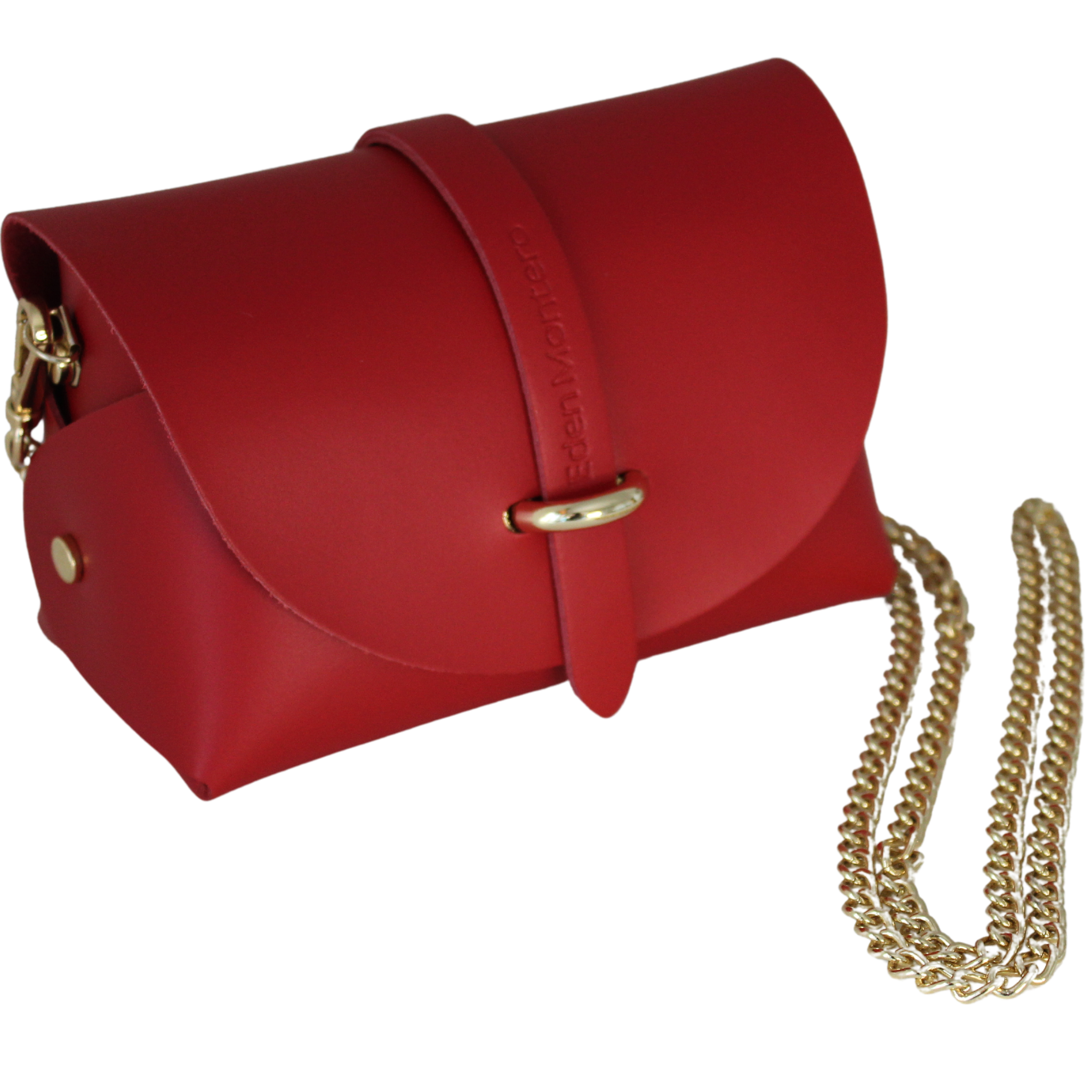 Borsa in Pelle ZOE, Rosso